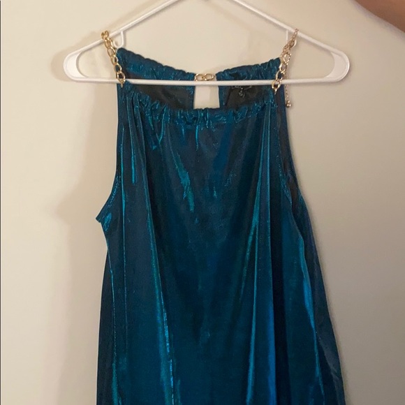 Teal metalic top - Picture 2 of 2